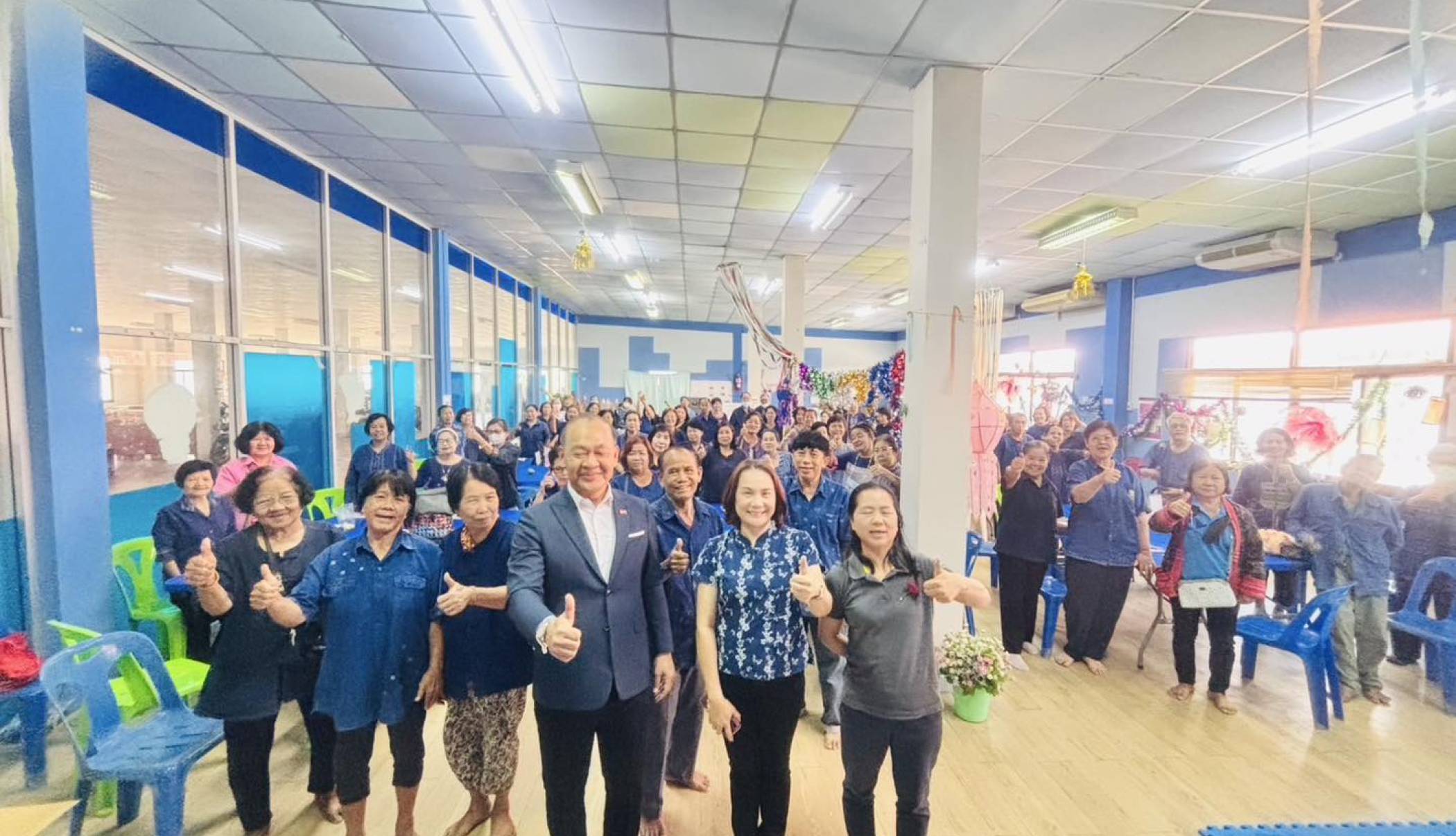 โรงเรียนผู้สูงอายุเทศบาลตำบลเด่นชัย จัดกิจกรรมส่งเสริมการเรียนรู้โรงเรียนผู้สูงอายุเทศบาลตำบลเด่นชัย
