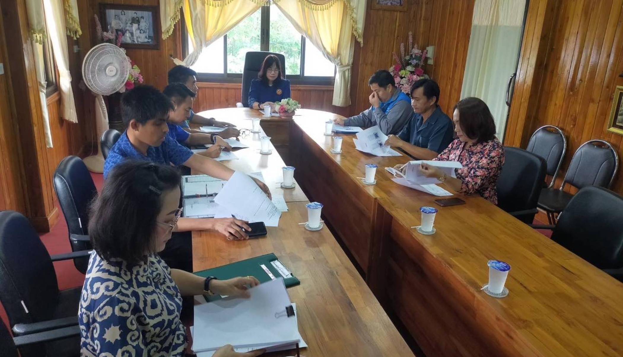 เทศบาลตำบลเด่นชัย ประชุมคณะทำงานขับเคลื่อนน้ำดื่มสะอาดบริการประชาชนของเทศบาลตำบลเด่นชัย ครั้งที่ ๑/๒๕๖๘