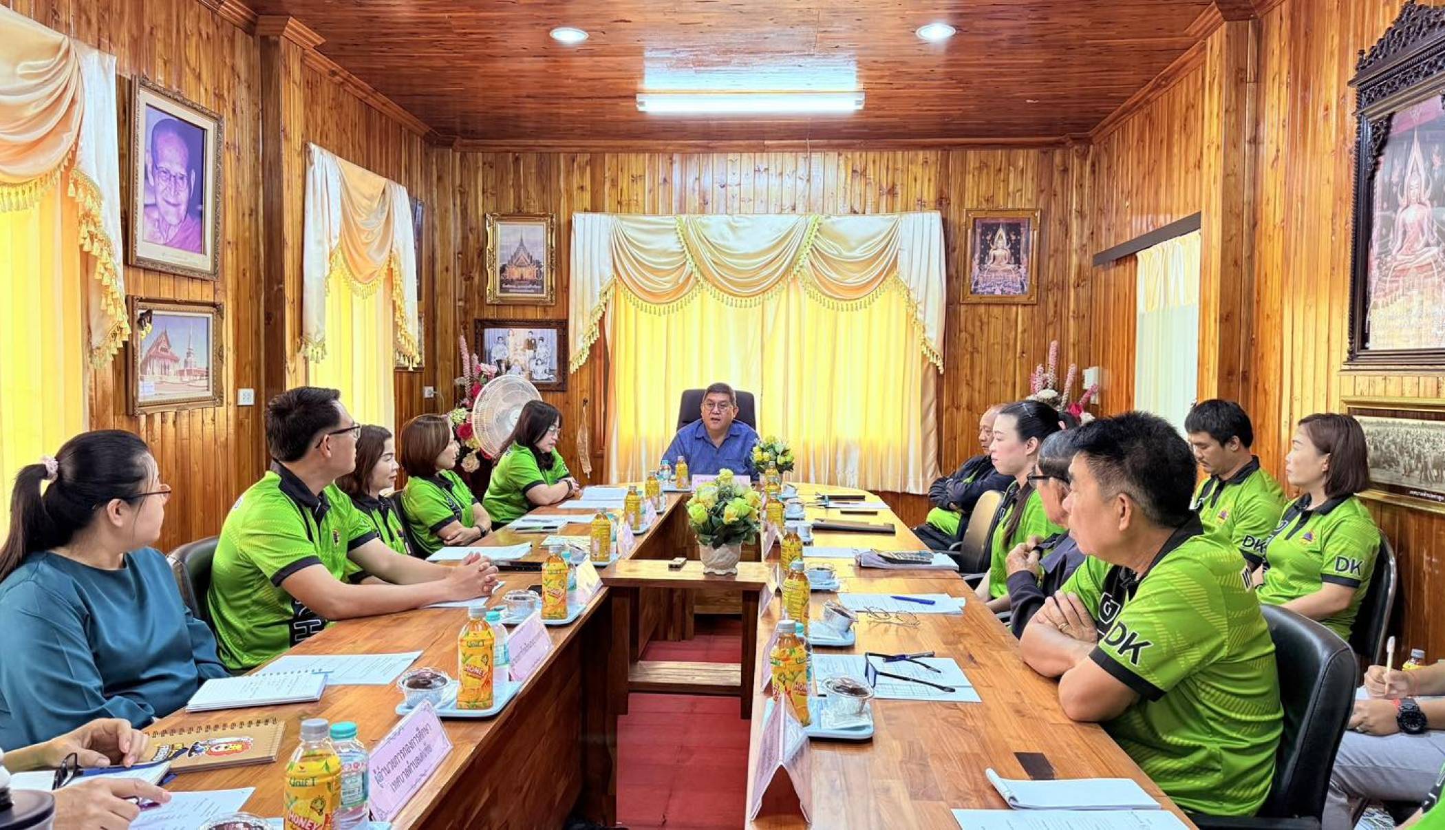 นายกเทศมนตรีตำบลเด่นชัย เป็นประธานในการประชุมหัวหน้าส่วนราชการ ประจำเดือน สิงหาคม ๒๕๖๘